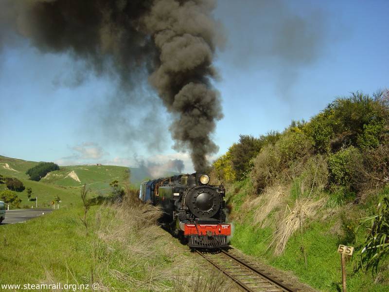 Wab 794 climbing the Matahiwi Bank