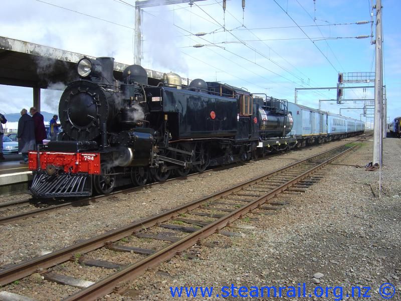 Wab 794 at Palmerston North Station - track side