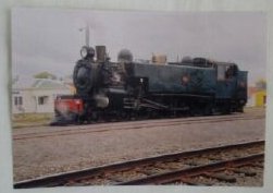 Postcard of Wab794 in Yard